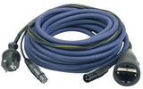 Cable prolongador alimentación de corriente + señal de Audio XLR 10 m