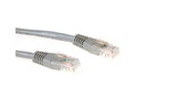 eWent - Cable de red U/UTP / 2m / gris / macho-macho