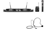LD Systems U518 HBH 2 Sistema inalámbrico con Petaca, micrófono de diadema y micrófono de Mano