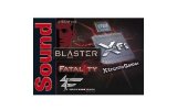 Sound blaster x-fi xtreme gamer fatality profesional