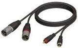 Adam Hall - Audio Cable 2 x XLR macho a 2 x RCA macho 1.5m