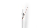 Cable Coaxial - RG59U - 25,0 m - Caja de Regalo - Blanco - Nedis CSBG4030WT250