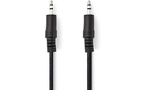 Cable de Audio Estéreo - Macho de 3,5 mm - Macho de 3,5 mm - 3,0 m - Negro