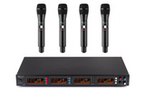 Power Dynamics PD504H 4x 50-Channel UHF Wireless Microphone Set with 4 handheld microphones