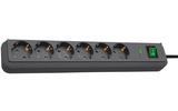 Surge Protected Extension Socket Eco-Line 6-Way1.50 m - Schuko / Type F (CEE 7/7) - Brennenstuhl
