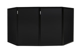 Vonyx DB2B Foldable DJ Screen 120 x 70 Black (4 Panels)