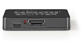 2 Puertos - Divisor HDMI - Negro - Nedis VSPL34002BK