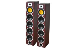 LTC Audio V7B-MA Caoba - 4 Vías Bass Reflex (Pareja) - LQ-DV17