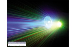 Laser 110 mW verde y rojo Con efecto azul de LED - DUN-70162