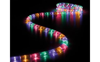 Manguera luminosa con LEDs de dos canales - multicolor + controlador