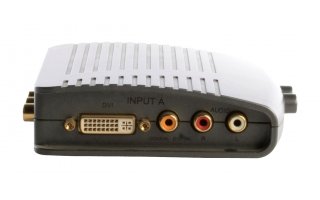 Conmutador de 2 puertos DVI con audio