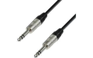 Adam Hall Cables K4 BVV 0060 Latiguillo de cable REAN de Jack 6,3 mm estéreo a Jack 6,3 mm estér