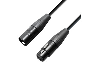 Adam Hall Cables Krystal Edition Cable de Micro OCC de XLR hembra a XLR macho 0,5 m