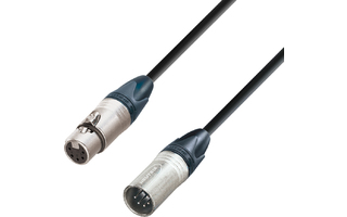 Adam Hall Cables K5 DGH 1000 Cable DMX Neutrik de XLR macho a XLR hembra 10 m