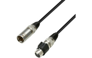 Adam Hall Cables K5 DIJ 0150 - Cable DMX 5-Pin-HD-Neutrik de XLR macho a XLR hembra 1,5 m