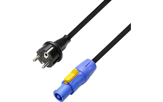 Adam Hall Cables 8101 PCON 0150 GB Cable eléctrico BS1363/A  Powercon 1,5 mm² 1,5 m