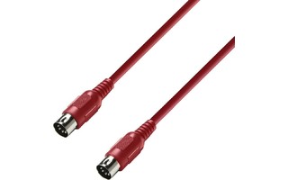 Adam Hall K3MIDI0600RED- MIDI Cable 6m rojo
