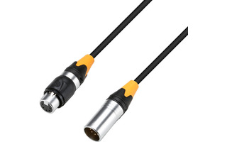 Adam Hall K4DGH0050IP65 - DMX AES/EBU Cable 5 pins XLR macho a XLR hembra IP65 0.5 m