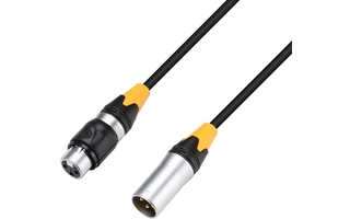 Adam Hall K4DMF1000IP655 - Cable XLR 3 pins macho a XLR hembra IP65 10 metros