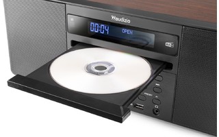 Audizio Prato All-in-One Music System CD/DAB+ Wood