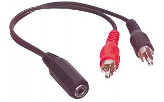 Audio / video cable 0.20 m