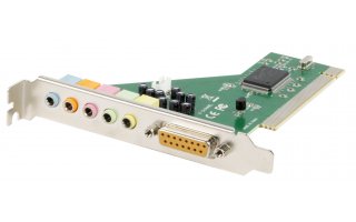 Tarjeta de sonido PCI 5.1 KÖNIG