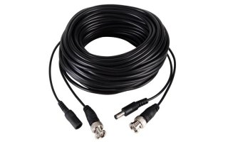 Cable de alimentación & cable de video para CCTV - 20m