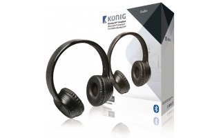 Konig auriculares 4.0 con Bluetooth® en negro