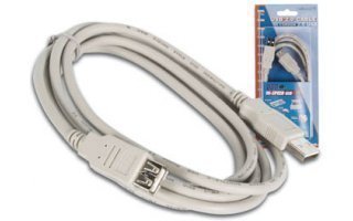 Cable USB 2.0 - Macho A / Hembra A 2m