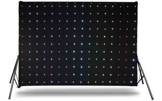 Cameo LED DROPIX 176 - Cortina de LEDs profesional con matriz de efectos 3,1 m x 2 m