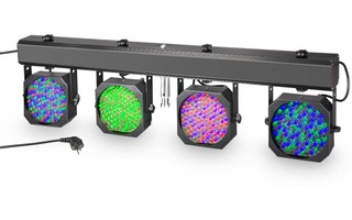 Cameo Multi PAR 1 SET - Set de proyectores LED 432 x 10 mm con con estuche de transporte, pedal 