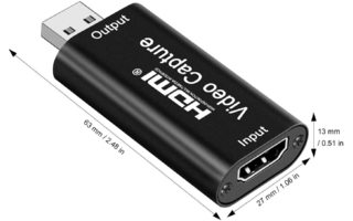 Capturadora de vídeo HDMI a USB 3.0 - USB Video UVC FullHD 1080P @ 60 Hz