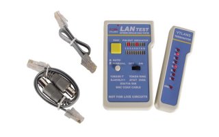 Comprobador de cable LAN para RJ45, RJ12, RJ11, RJ10 & BNC