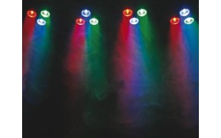 Efecto 'WASH/SPOT' con LEDs - 12 LEDs RGB de 1W