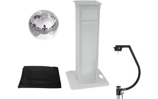 EUROLITE Set Mirror ball 30cm with Stage Stand variable + Cover black