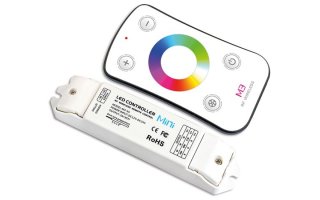 CONTROLADOR LED RGB CON MANDO A DISTANCIA RF