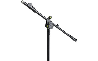 Gravity MS 4322 B - Pie de micrófono con trípode y brazo jirafa telescópico de 2 puntos de ajust