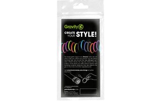 Gravity RP 5555 GRY 1 Juego universal de anillos Gravity, Concrete Grey