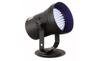 Foco LED PAR 36 Pinspot - Negro