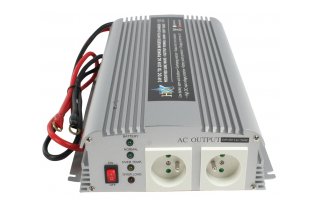 Inversor 24-230 V 1000 W con cargador integrado