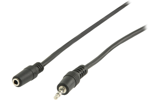 Cable de audio estéreo 3.5mm macho - 3.5 mm hembra de 2.50m