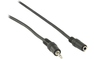 Cable de audio estéreo 3.5mm macho - 3.5 mm hembra de 2.50m
