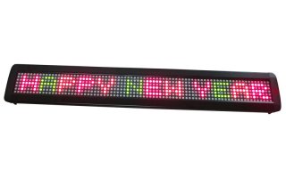 Letrero luminoso tricolor programable - 660 x 98mm