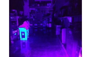 Ibiza Light Bar LED UV - Luz negra 9 x 3 W