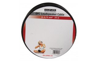 Cable OFC para altavoz 2x 0.75MM²  25m KÖNIG