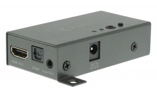 Extractor de audio HDMI con entrada HDMI y salida HDMI + Audio