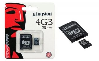 KingSton SecureDigital/4GB microSDHC Class 10