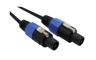 Cable de altavoz profesional - 2x1.5mm² - 20m - conector macho
