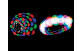 LLAVERO CON LEDs - EFECTO ESTROBOSCOPIO RGB