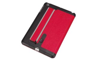 Funda con banda elástica para iPad mini en color rojo